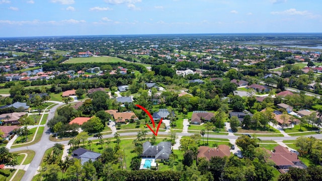 15385 Cedar Bluff Pl, Wellington, FL 33414 - aerial view of property's location featuring nearby suburban area