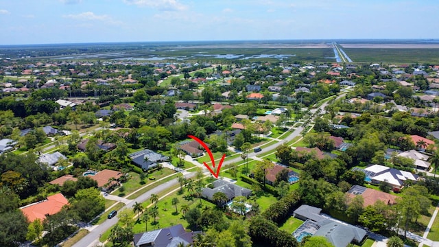 15385 Cedar Bluff Pl, Wellington, FL 33414 - aerial view of property's location with nearby suburban area