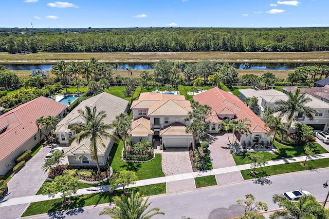 220 Carina Dr, Jupiter, FL 33478 - aerial view of residential area with a nearby body of water