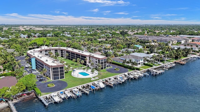 2424 N Federal Hwy Unit 315, Boynton Beach, FL 33435 - bird's eye view of a large body of water and a tree filled landscape