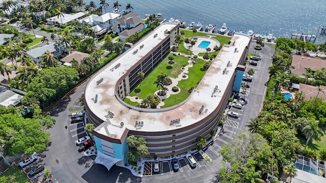 2424 N Federal Hwy Unit 315, Boynton Beach, FL 33435 - drone / aerial view of a large body of water and a pool