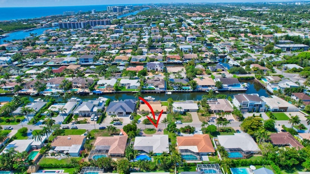 769 Berkeley St, Boca Raton, FL 33487 - aerial view of property's location featuring a nearby body of water and nearby suburban area