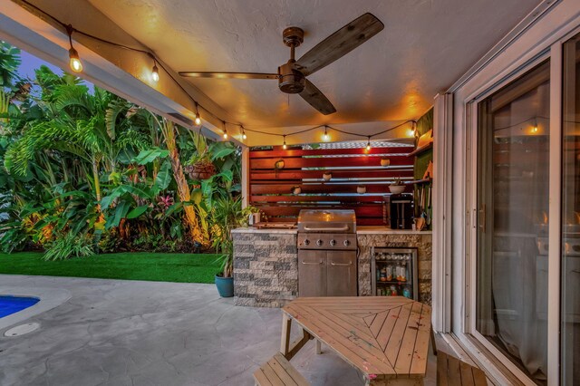 769 Berkeley St, Boca Raton, FL 33487 - view of patio / terrace with a ceiling fan