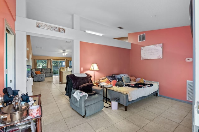 3182 SW Cathedral St, Port Saint Lucie, FL 34953 - bedroom with light tile patterned floors