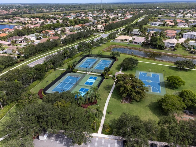 4245 Bluff Harbor Way, Wellington, FL 33449 - aerial view of residential area with a nearby body of water