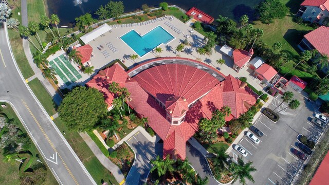 7644 Lexington Club Blvd Unit A, Delray Beach, FL 33446 - aerial view of a pool