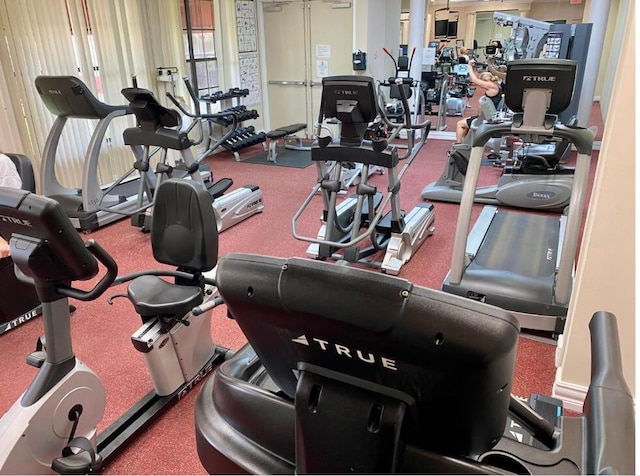 7644 Lexington Club Blvd Unit A, Delray Beach, FL 33446 - view of gym
