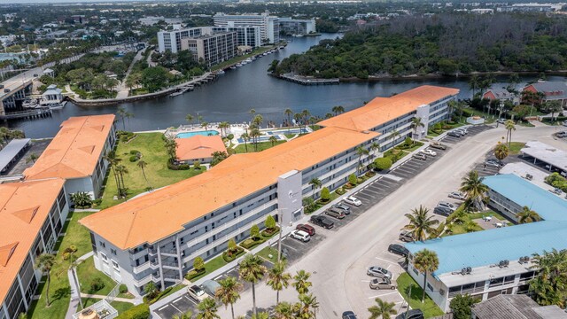 105 NE 19th Ave Unit 356, Deerfield Beach, FL 33441 - bird's eye view of a nearby body of water and apartment complex / building