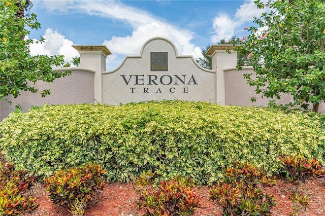 1095 N Verona Trace Dr, Vero Beach, FL 32966 - view of community / neighborhood sign