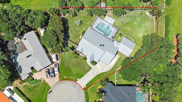 407 SE Duff Ct, Port Saint Lucie, FL 34984 - aerial overview of property's location with property parcel outlined
