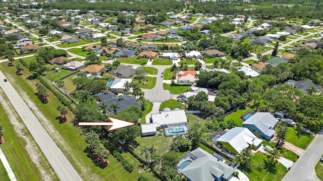 407 SE Duff Ct, Port Saint Lucie, FL 34984 - aerial view of property's location with nearby suburban area