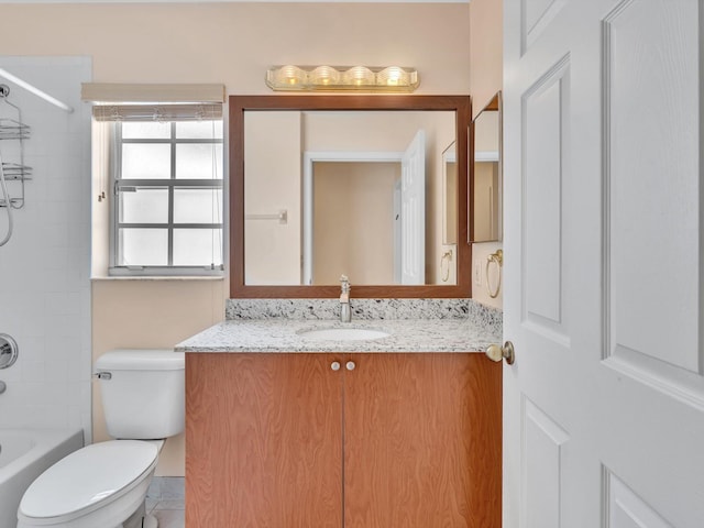 18458 Via Di Sorrento, Boca Raton, FL 33496 - full bath featuring toilet, vanity, and shower / bath combination