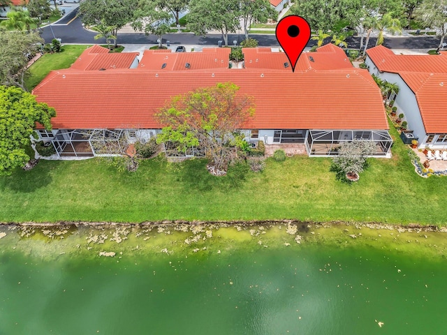 18458 Via Di Sorrento, Boca Raton, FL 33496 - view from above of property with a nearby body of water