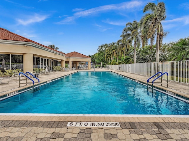 18458 Via Di Sorrento, Boca Raton, FL 33496 - community pool featuring a patio