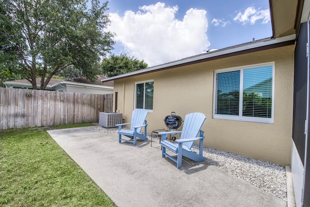 188 Wandering Trl, Jupiter, FL 33458 - view of patio / terrace featuring central AC unit