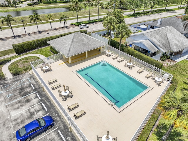 188 Wandering Trl, Jupiter, FL 33458 - drone / aerial view of a large body of water and a pool