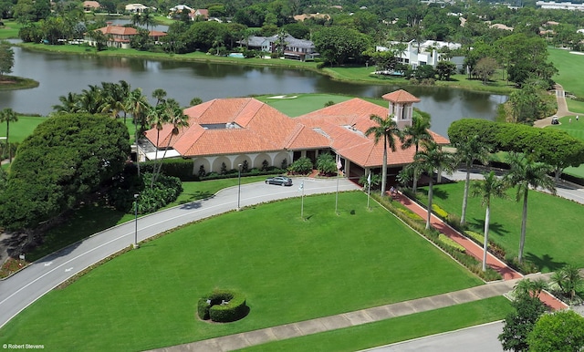 1770 Flagler Manor Cir, West Palm Beach, FL 33411 - aerial view of a large body of water and a tree filled landscape