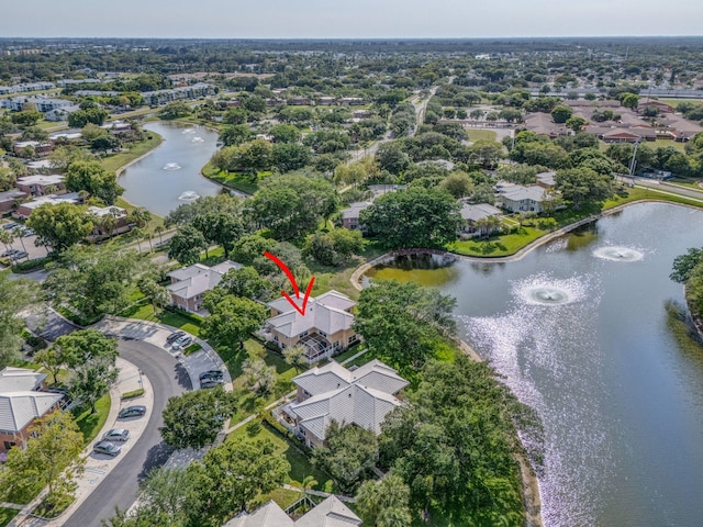 3110 Kingston Ct, West Palm Beach, FL 33409 - aerial overview of property's location with a large body of water and nearby suburban area