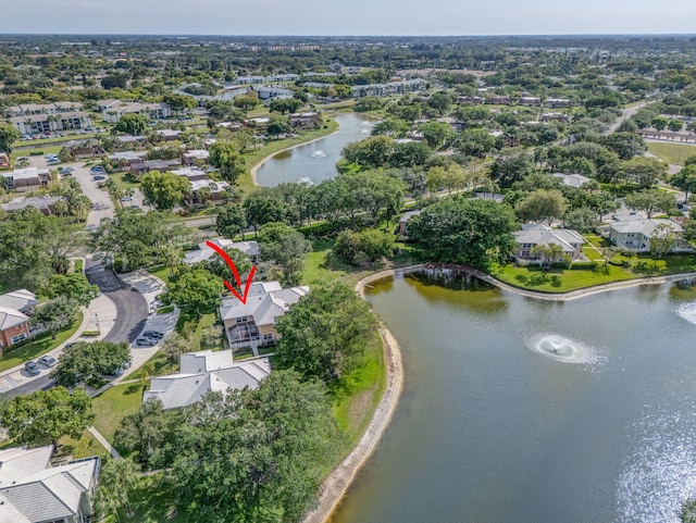 3110 Kingston Ct, West Palm Beach, FL 33409 - aerial overview of property's location featuring a large body of water and nearby suburban area