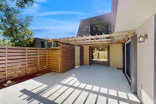 615 6th Ter, Palm Beach Gardens, FL 33418 - view of patio / terrace featuring a pergola