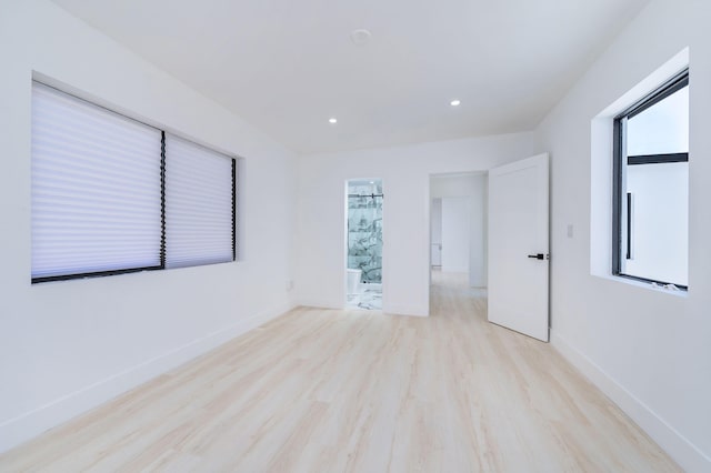 200 SW 48th Ave, Miami, FL 33134 - empty room with light wood-style flooring, baseboards, and recessed lighting