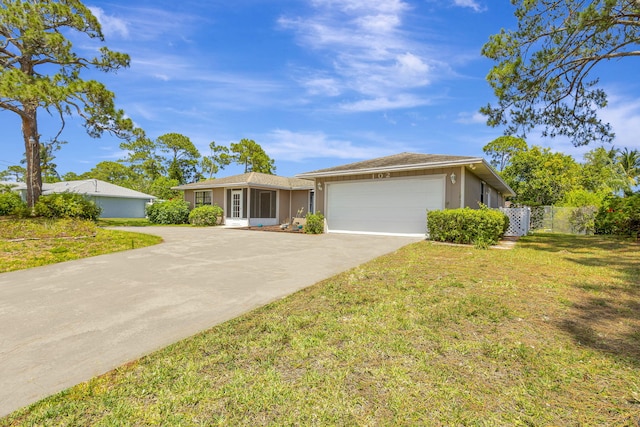 102 SE Crosspoint Dr, Port Saint Lucie, FL 34983 - ranch-style home featuring a garage, concrete driveway, and stucco siding