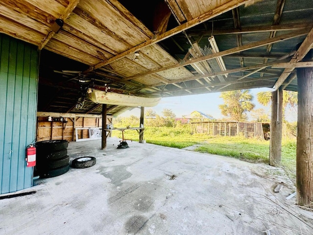 15255 NW 260th St, Okeechobee, FL 34972 - view of patio / terrace featuring an exterior structure and an outbuilding