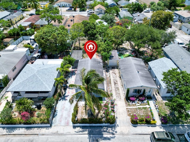 423 N F St, Lake Worth Beach, FL 33460 - aerial perspective of suburban area