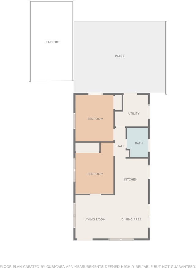 423 N F St, Lake Worth Beach, FL 33460 - floor plan / room layout