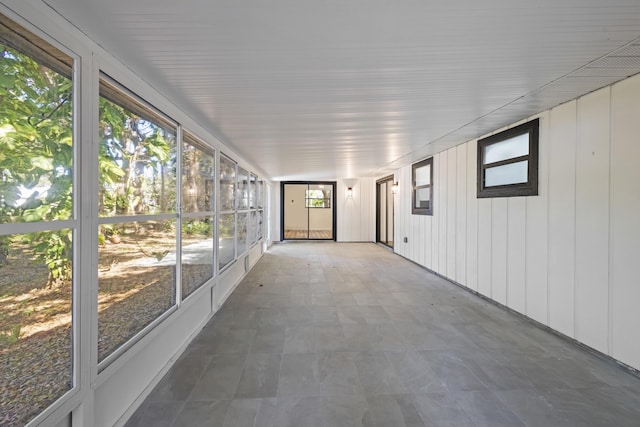 555 Benedictine Ter, Sebastian, FL 32958 - view of unfurnished sunroom