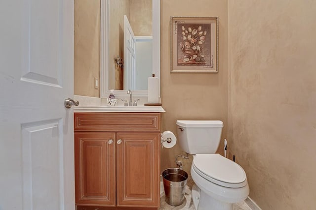 1885 Via Bellezza, Wellington, FL 33411 - half bathroom featuring vanity and toilet