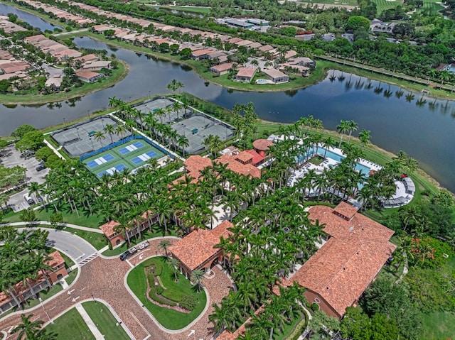 1885 Via Bellezza, Wellington, FL 33411 - aerial view of property and surrounding area with a nearby body of water and nearby suburban area