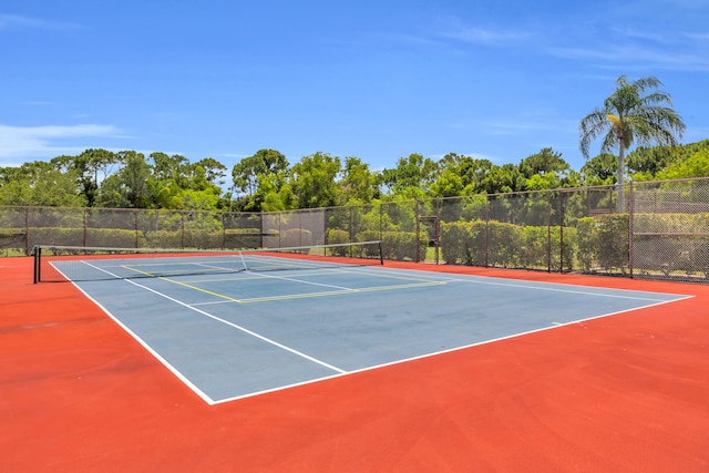 6304 SE Ames Way, Hobe Sound, FL 33455 - view of tennis court featuring community basketball court