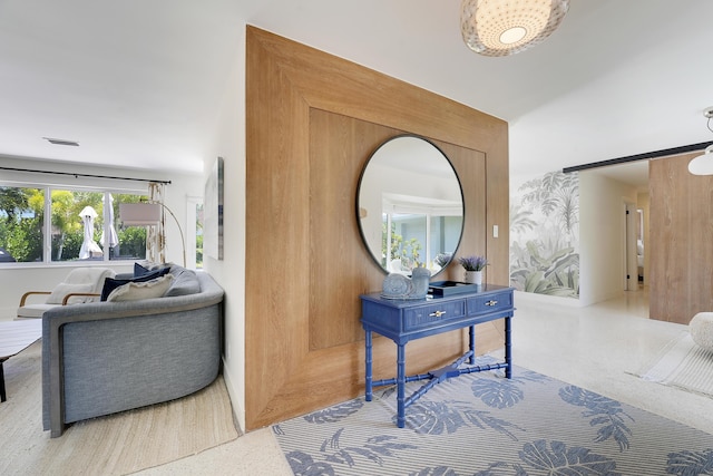 744 Eastwind Dr, North Palm Beach, FL 33408 - hallway with speckle patterned floor