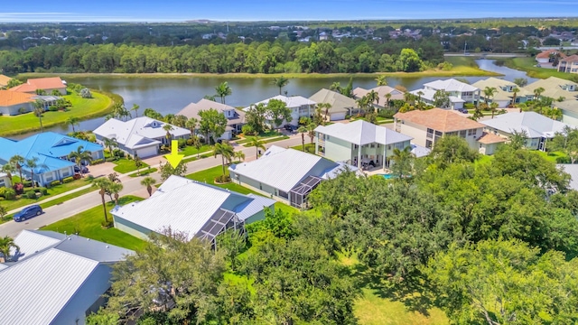 198 Magnolia Lakes Blvd, Port Saint Lucie, FL 34986 - aerial perspective of suburban area with a nearby body of water