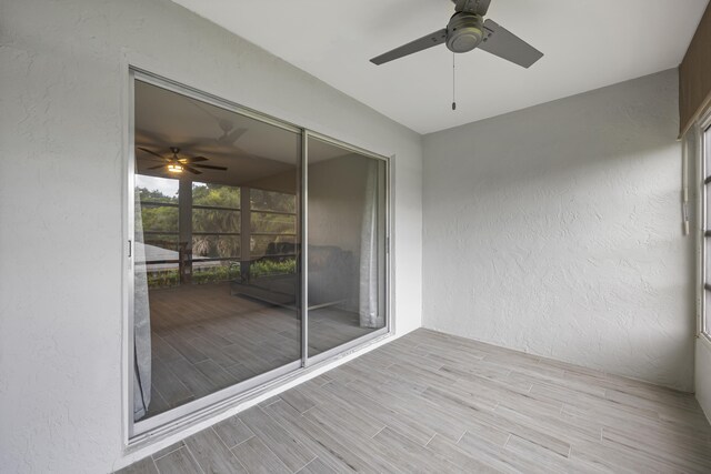 2950 SE Ocean Blvd Unit 9-5, Stuart, FL 34996 - wooden deck featuring ceiling fan