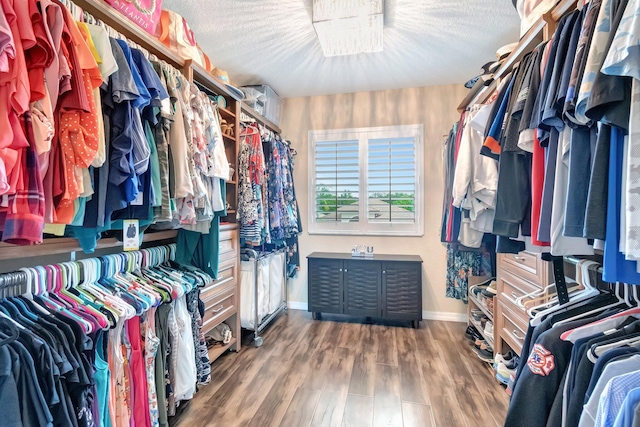 5014 Manchia Dr, Lake Worth, FL 33463 - walk in closet featuring wood finished floors