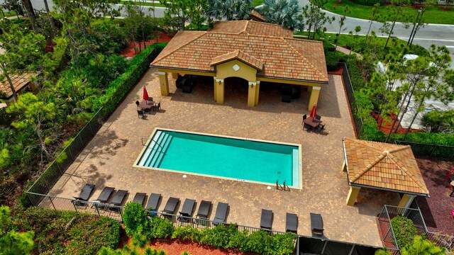 5014 Manchia Dr, Lake Worth, FL 33463 - community pool with a patio area