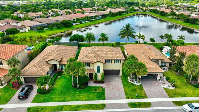 5014 Manchia Dr, Lake Worth, FL 33463 - aerial perspective of suburban area with a large body of water