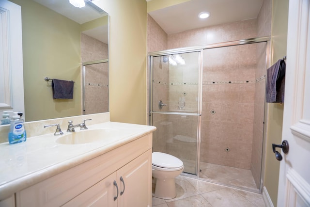 65 NE 4th Ave Unit I, Delray Beach, FL 33483 - full bath featuring toilet, vanity, and a shower stall