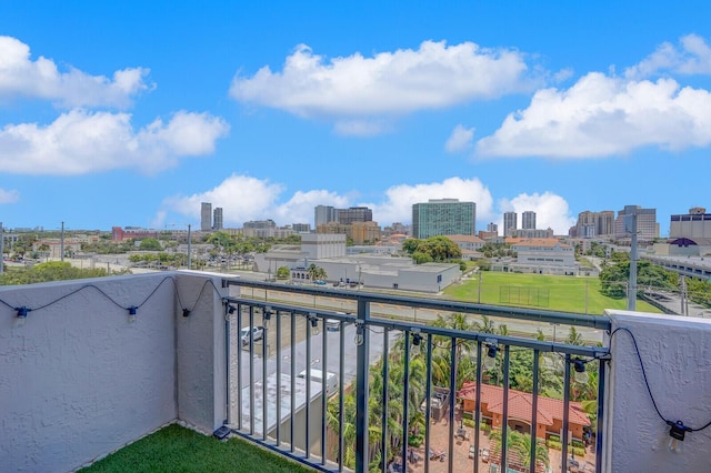 616 Clearwater Park Rd Unit 812, West Palm Beach, FL 33401 - balcony featuring a view of city