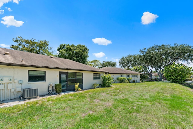 4657 Greentree Pl Unit A, Boynton Beach, FL 33436 - view of yard with central AC