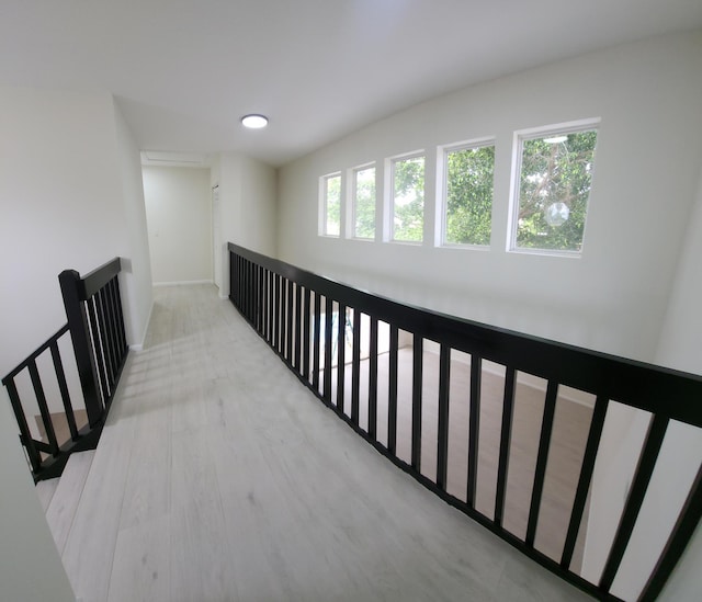 2012 White Coral Ct, Wellington, FL 33414 - hall featuring an upstairs landing and baseboards
