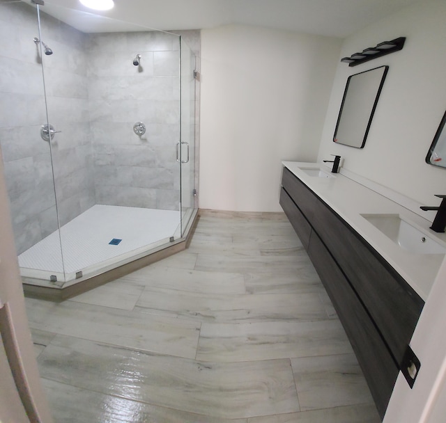 2012 White Coral Ct, Wellington, FL 33414 - full bath featuring a shower stall and double vanity