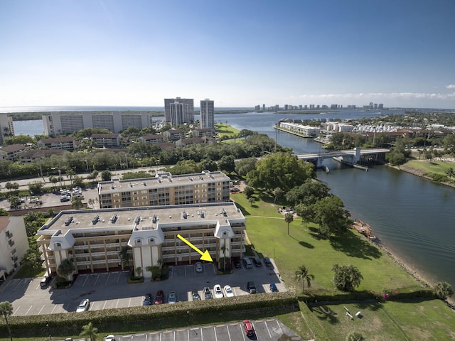308 Golfview Rd Unit 107, North Palm Beach, FL 33408 - view of urban area with a nearby body of water and a notable bridge