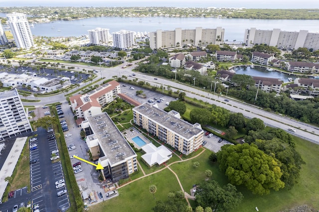 308 Golfview Rd Unit 107, North Palm Beach, FL 33408 - bird's eye view of a nearby body of water