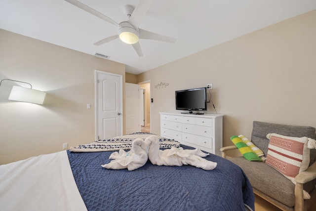 513 Curlew Rd, Delray Beach, FL 33444 - bedroom with ceiling fan