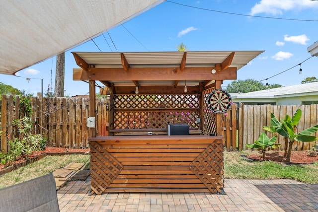 513 Curlew Rd, Delray Beach, FL 33444 - fenced backyard with a patio area