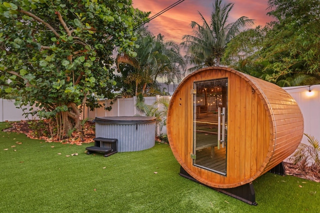 1646 NE 3rd Ave, Delray Beach, FL 33444 - view of outdoor structure with a hot tub