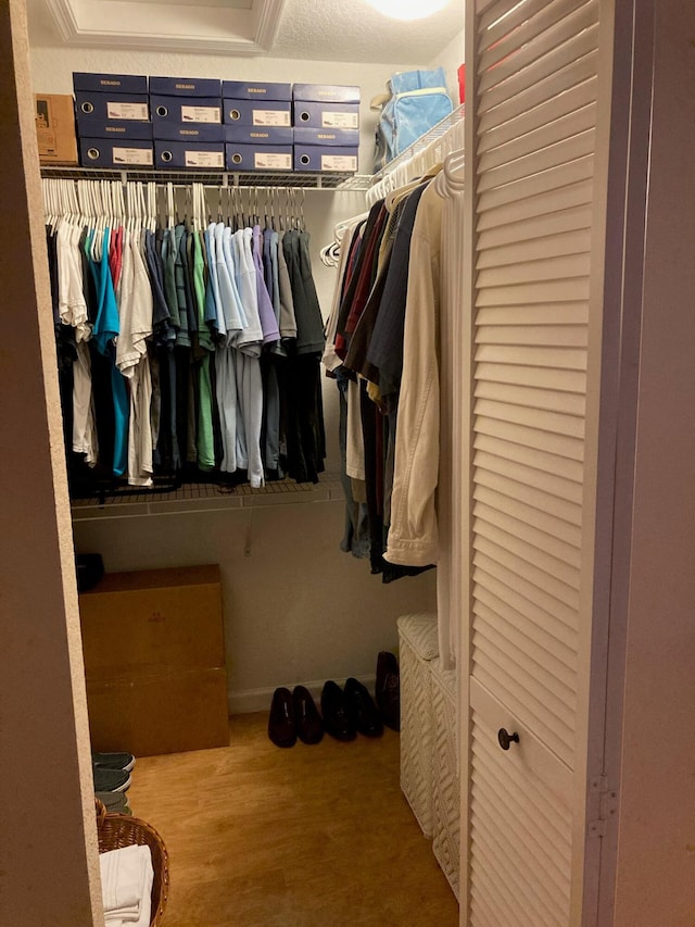 1428 W Wickham C Cir Unit C, Delray Beach, FL 33445 - walk in closet with wood finished floors